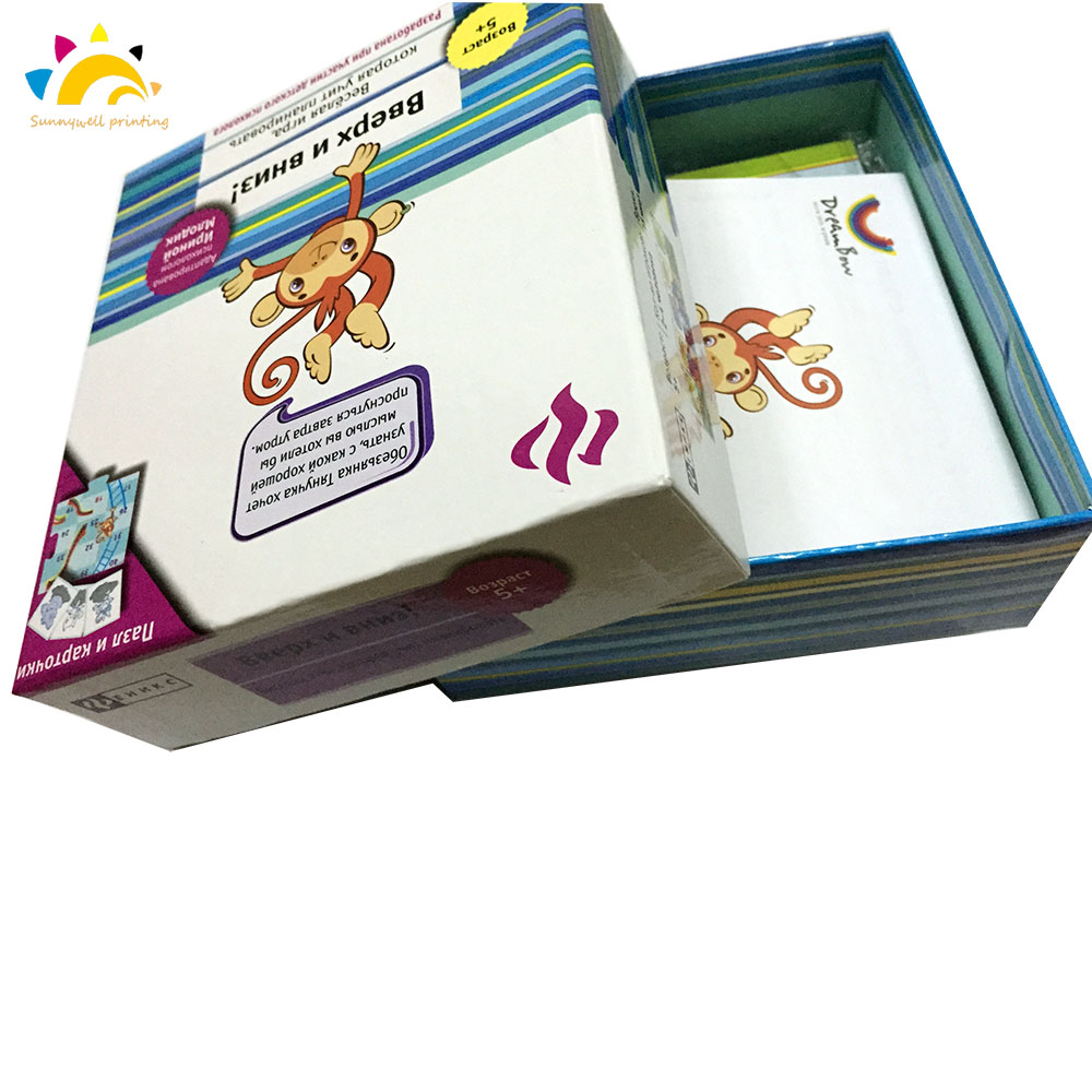 Печать игровой карты с подарочной коробкой